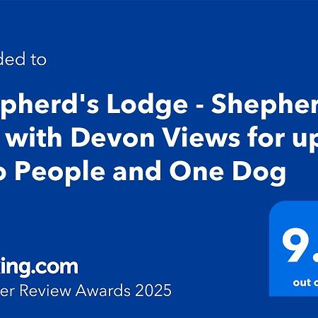 Shepherd'S Lodge - Shepherd'S Hut With Devon Views For Up To Two People And One Smaller Dog Wrangaton Exterior photo